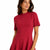 Tommy Jeans Women's Burgundy Short Sleeve Day Dress|Tommy Jeans In Lebanon