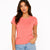 Tommy Hilfiger Women's Pink Classic Logo Crew-Neck T-Shirt|Tommy Hilfiger In Lebanon