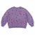 Zara Baby Girl's Dark Purple Flower Printed Sweatshirt | Zara in Lebanon