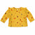 Zara Baby Girl's Muted Yellow With Ruffles On The Shoulders Long Sleeve Blouse | Zara in Lebanon
