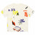 SD Boy's White Graffiti-Style Graphic Print Across The front T-Shirt | SD in Lebanon