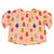 Zara Baby Girl's Peach With Pineapple Print T-Shirt | Zara in Lebanon