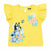 Bluey Girl's Light Yellow Printed T-Shirts | Bluey In Lebanon
