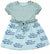 Zara Baby Girl's Light Green Dotted With Words Printed Dress | Zara in Lebanon