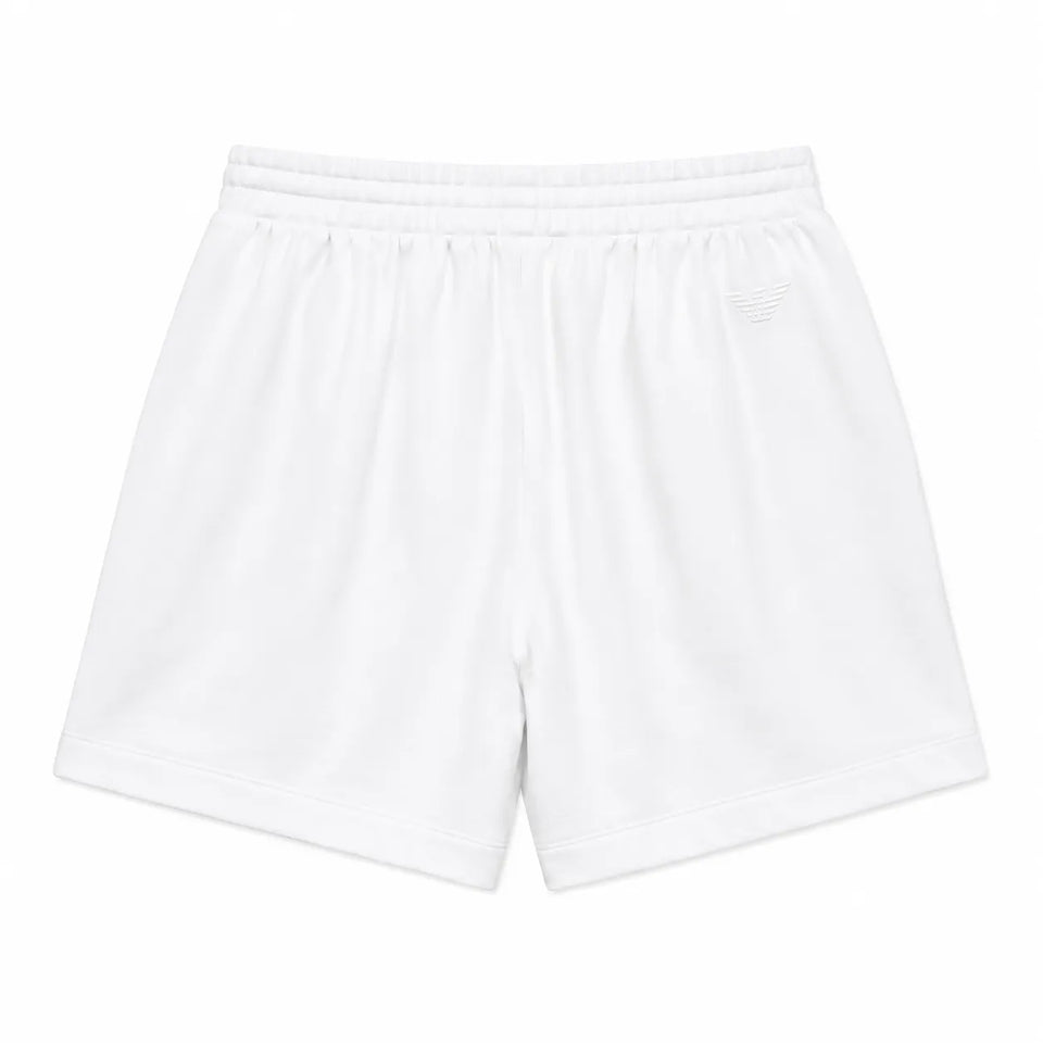 Emporio Armani Women's Off White With Logo On Pocket Short | Emporio Armaniin Lebanon