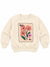 Zara Baby Girl's Cream With Flowers Printed Sweatshirts | Zara In Lebanon
