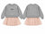 Zara Girl's Grey /Pink "Club De Lamour " Printed Dress |Zara In Lebanon