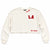Zara Women's White Cropped Sweatshirt | Zara In Lebanon