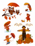 SD Brown A fall Themed-Decorative Sticker | SD in Lebanon