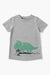 Carter's Boy's Light Grey Dinos Snug Fit Printed T-Shirt |Carter's in Lebanon