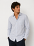 Michael Kors Men's White /Light Blue Micro Diamond Print Shirt |Michael Kors in Lebanon