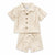 Carter's Baby Boy Beige Palm Tree Print Button-Down Shirt and Shorts Set | Carter's in Lebanon