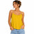 Mango Women's Yellow Cross Back Sleeveless Top |Mango In Lebanon