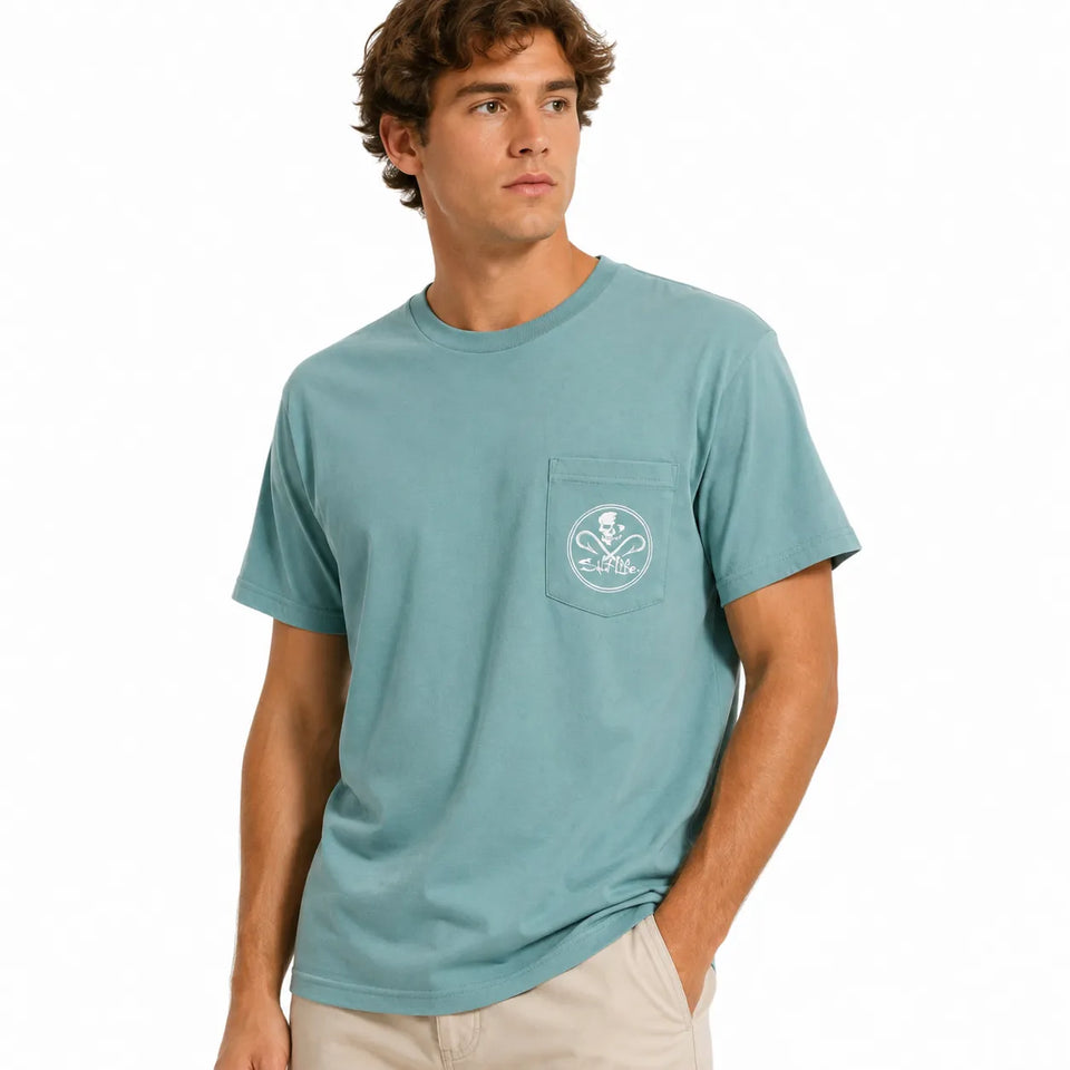 Salt Life Men's Blue Short Sleeve T-Shirt | Salt Life In Lebanon