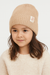 Reserved Girl's Tan Ribbed Beanie | Reserved In Lebanon