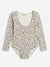 Zara Girl's White Floral Swimsuit | Zara In Lebanon