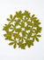 SD Olive Green Felt Leaf Placemat | SD In Lebanon