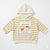 Zara Baby Boy's Light Beige Striped Hooded Blouse | Zara In Lebanon