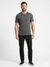 Banana Republic Men's Dark Grey Luxe Touch Polo Neck T-Shirt | Banana Republic In Lebanon