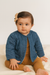 POMPdeLUX Baby Girl's Blue Long Sleeve Denim Jacket |POMPdeLUX in Lebanon
