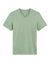 Celio Men's Khaki Green V-Neck Cotton T-Shirt | Celio In Lebanon
