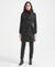 Calvin Klein Women's Black Petite Belted Wrap Coat