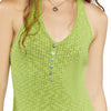 Forever 21 Women's Green Open Back Halter Neck Knit Sleeveless Midi Juniors Bodycon Dress | Forever 21 In Lebanon