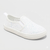 Cat & Jack Girl's White Sparkle Slip On Sneakers | Cat & Jack In Lebanon