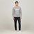 Tommy Hilfiger Men's Grey Script Embroidered Crewneck Sweater