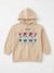 Zara Girl's Beige Printed Hoodie | Zara In Lebanon