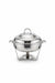 Lucky Tiger Round Hammered Stainless Steel Chafing Dish