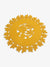 SD Yellow Die Cut Leaf Felt Placemat | SD In Lebanon