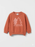 Zara Girl's Coral Printed Sweatshirt | Zara In Lebanon