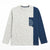 Zara Boy's Light Grey & Blue Color-Block Pocket Blouse | Zara In Lebanon