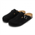 Khombu Men's Black Suede Damian Slippers