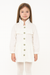 Boboli Girl's White Button Jacket| Boboli in Lebanon