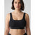 Gap Women's Black Ribbed Stretchy Bra