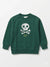 Zara Boy's Dark Olive Printed Sweatshirt | Zara In Lebanon