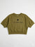 Zara Girl's Khaki Short Sleeve Blouse | Zara In Lebanon