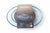 Clear glass bowl with Borart packaging on a wooden surface
