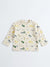 Zara Boy's Beige Printed Blouse | Zara In Lebanon