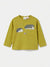 Zara Baby Boy's Light Olive Printed Blouse | Zara In Lebanon