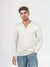 Celio Men's Off White Solid Straight Fit Poly-Cotton Long Sleeve Blouse | Celio In Lebanon