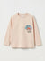 Zara Girl's Light Pink Printed Blouse | Zara In Lebanon