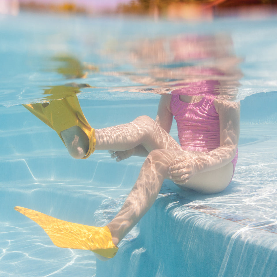 Finis Kids Yellow Fishtail 2 Training Fins | Finis In Lebanon