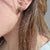 On 34th Women's Gold Tone Dazzle Hoops Earrings | On 34th In Lebanon