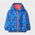 Cat & Jack Baby Boy's Blue Dinosaur Printed Full Zip Windbreaker Jacket | Cat & Jack In Lebanon
