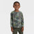 Cat & Jack Boy's Olive Green Camo Long Sleeve Relaxed Blouse | Cat & Jack In Lebanon