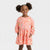 Cat & Jack Girl's Peach Orange French Terry Dress | Cat & Jack In Lebanon