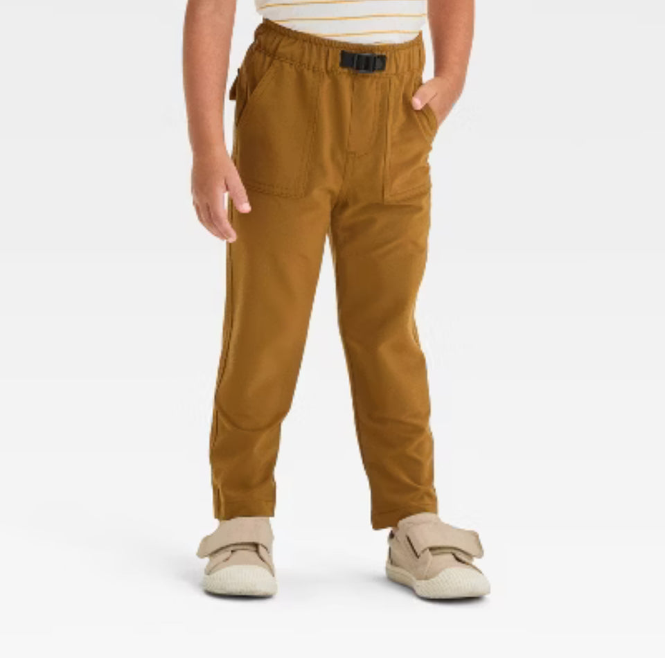 Cat & Jack Baby Boy's Camel Pull-On Quick Dry Straight Leg Pants| Cat & Jack In Lebanon